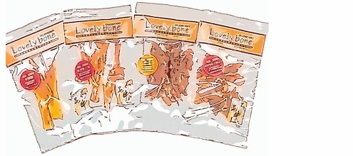 乾燥具合を確かめて袋に詰めた完成品